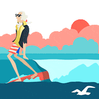 George Washington Chill Sticker by Hollister Co.