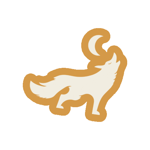 YonderCider giphygifmaker wolf howling born to roam Sticker