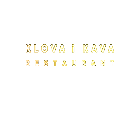 KavaiKlova giphygifmaker klova i kava klova i kava restaurant Sticker