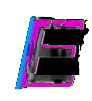 Glitch E Sticker by #BASILIO