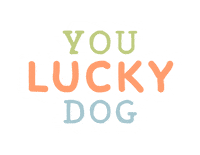Lucky Dog Sticker by Natural Dog Company