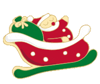 Christmas Santa Sticker by Bath & Body Works