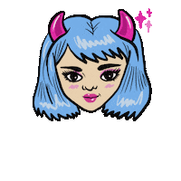 Girl Kiss Sticker