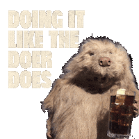 The_Woodsman_Whisky drink do barry beaver Sticker