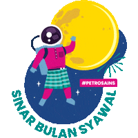 Raya Sticker by Petrosains