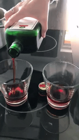 blankakroflic drink green pouring jagermeister GIF