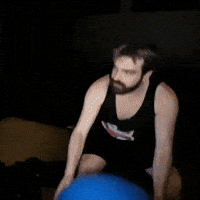 Bouncing Blue Ball GIF