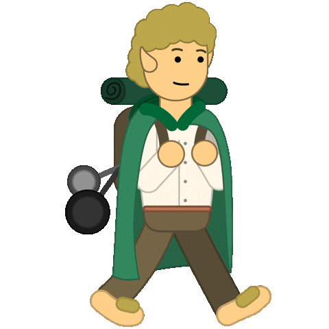 AbrahamAV animation walking walk sam GIF