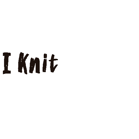 Do It Yourself Art Sticker by We Are Knitters