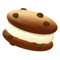 Ice Cream Cookie Sticker by Tiff's Treats