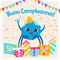 Happy Birthday Party GIF by Coccole Sonore