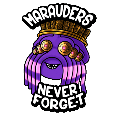 MetaverseMarauders nft metaverse nf never forget Sticker