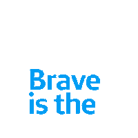 Be Brave Sticker by Movistar El Salvador