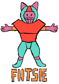 hannnarts football game funny cat Sticker