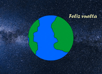 Animbordar birthday earth cumpleanos planeta GIF