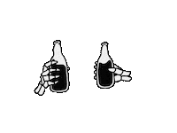 Beer Cheers Sticker by NULLKOMMASIEBENPROZENT