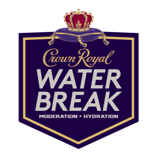 Football Water Sticker by Crown Royal