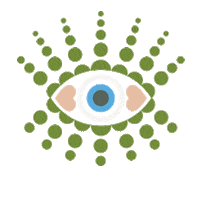 Happy Eye Sticker by bykindpeople