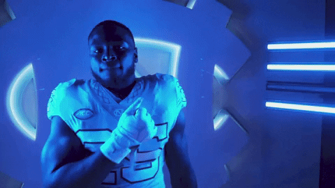 North Carolina Football GIF by UNC Tar Heels
