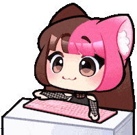 Typing Sticker by Mila Oliveira