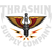ThrashinSupply motorcycle harley harley davidson dyna Sticker