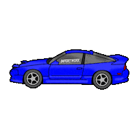 Drifting Nissan Silvia Sticker by ImportWorx