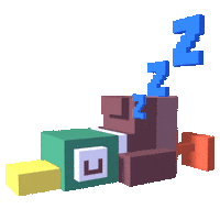 Good Night Sleep Sticker by Crossy Road