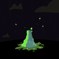 BrettDrawsStuff magic science slime glowing GIF