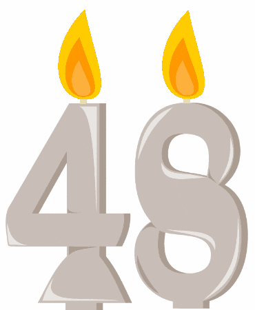 Birthday Flickering GIF