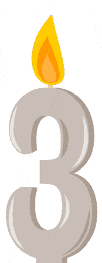 Birthday Flickering GIF