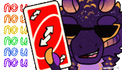 No U Uno Reverse Sticker