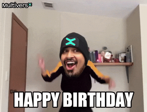 Happy Birthday Dancing GIF by MultiversX