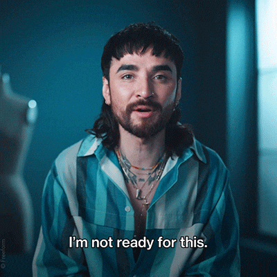 Scared Project Runway GIF by Freeform