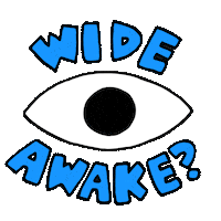 Register To Vote Wide Awake Sticker by #GoVote