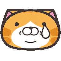 Sad Cat Sticker by MochiDad