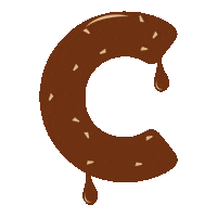 Chocolate Chocoladeletter Sticker by Roodkapjes Zoete Inval