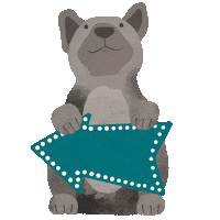Dog Arrow Sticker by Edgard & Cooper