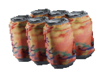 Refreshing Six Pack Sticker by Cavan Infante