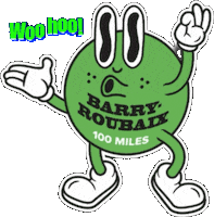 Woohoo Sticker by Barry Roubaix