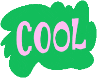 Happy Super Cool Sticker by Heather Buchanan