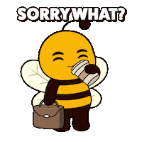 Excuse Me What Sticker by Plan Bee Studios