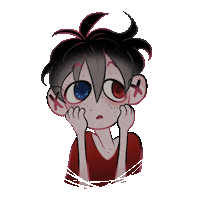 TomboyReflections love emoji shy embarrassed Sticker