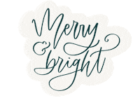merry christmas Sticker by Feather Park Lettering
