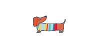 Dog Sticker by Tip Top
