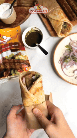 Quick and Easy Seekh Kebab Roll Recipe with Zorabi