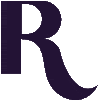 richersolutions logo marketing branding r Sticker