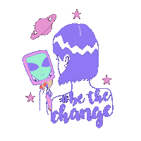 maritaks change love yourself be yourself fight like a girl Sticker