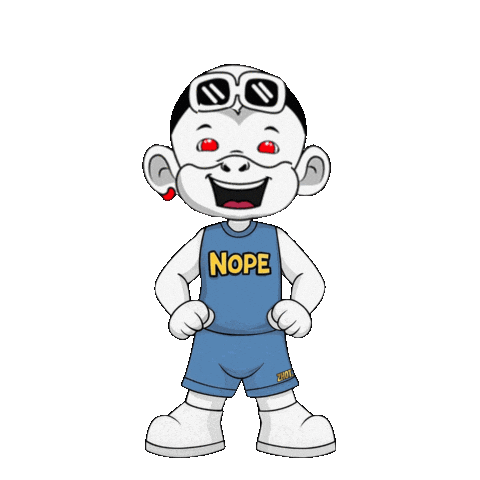 Not Happening No Way Sticker by Zhot Shop