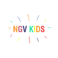kids melbourne Sticker by National Gallery of Victoria