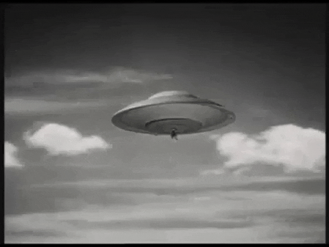 Earth Vs The Flying Saucers Monster Movies GIF